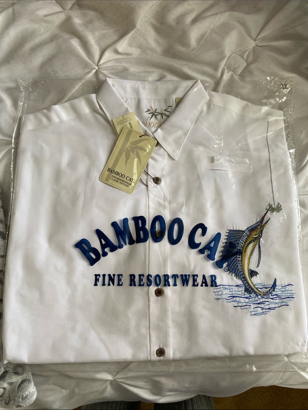 Bamboo Cay Embroidered Sailfish Shirt